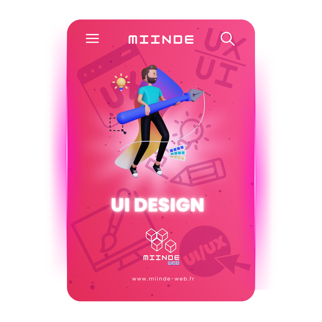 UI Design MIINDE WEB SF