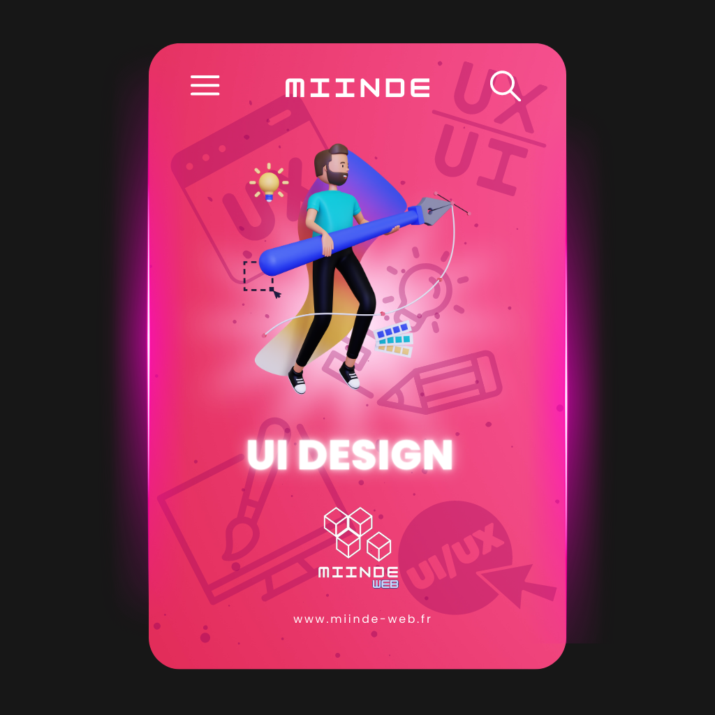 UI Design MIINDE WEB