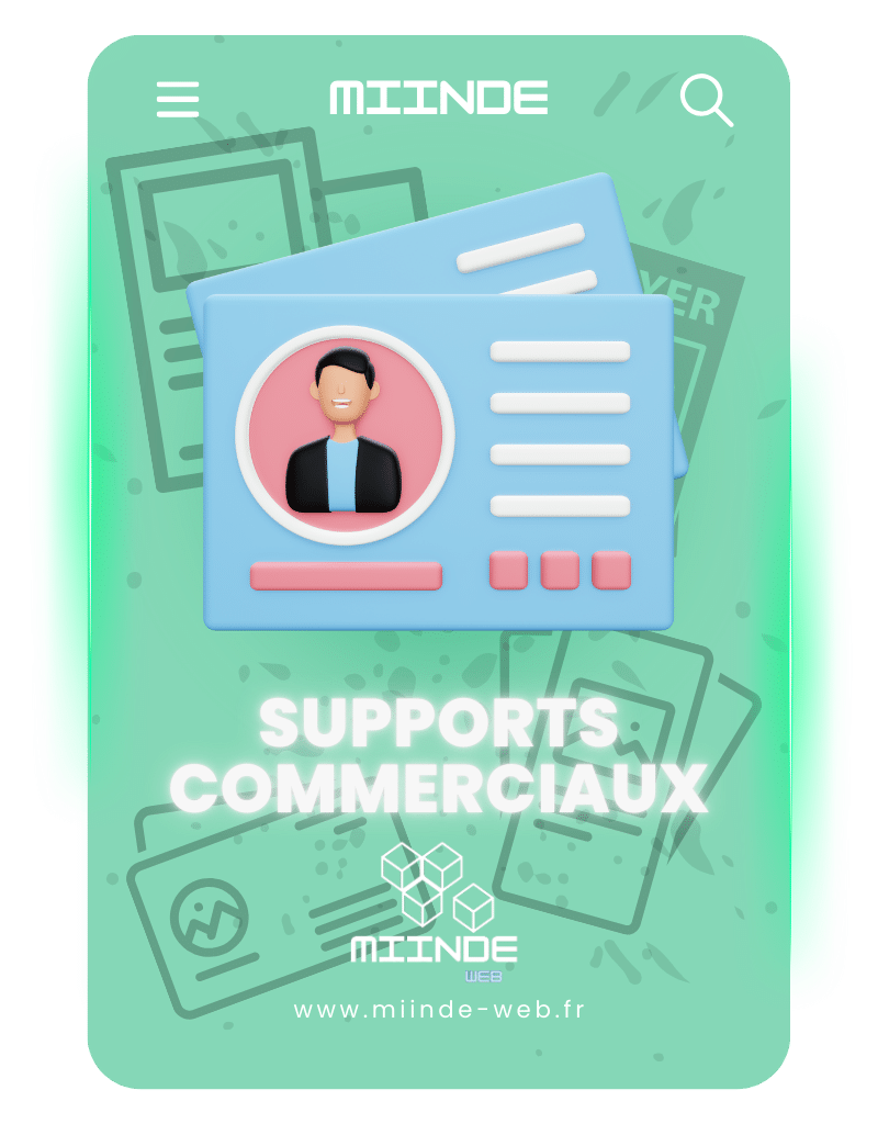 Supports commerciaux