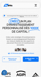 Accueil Finarka mobile